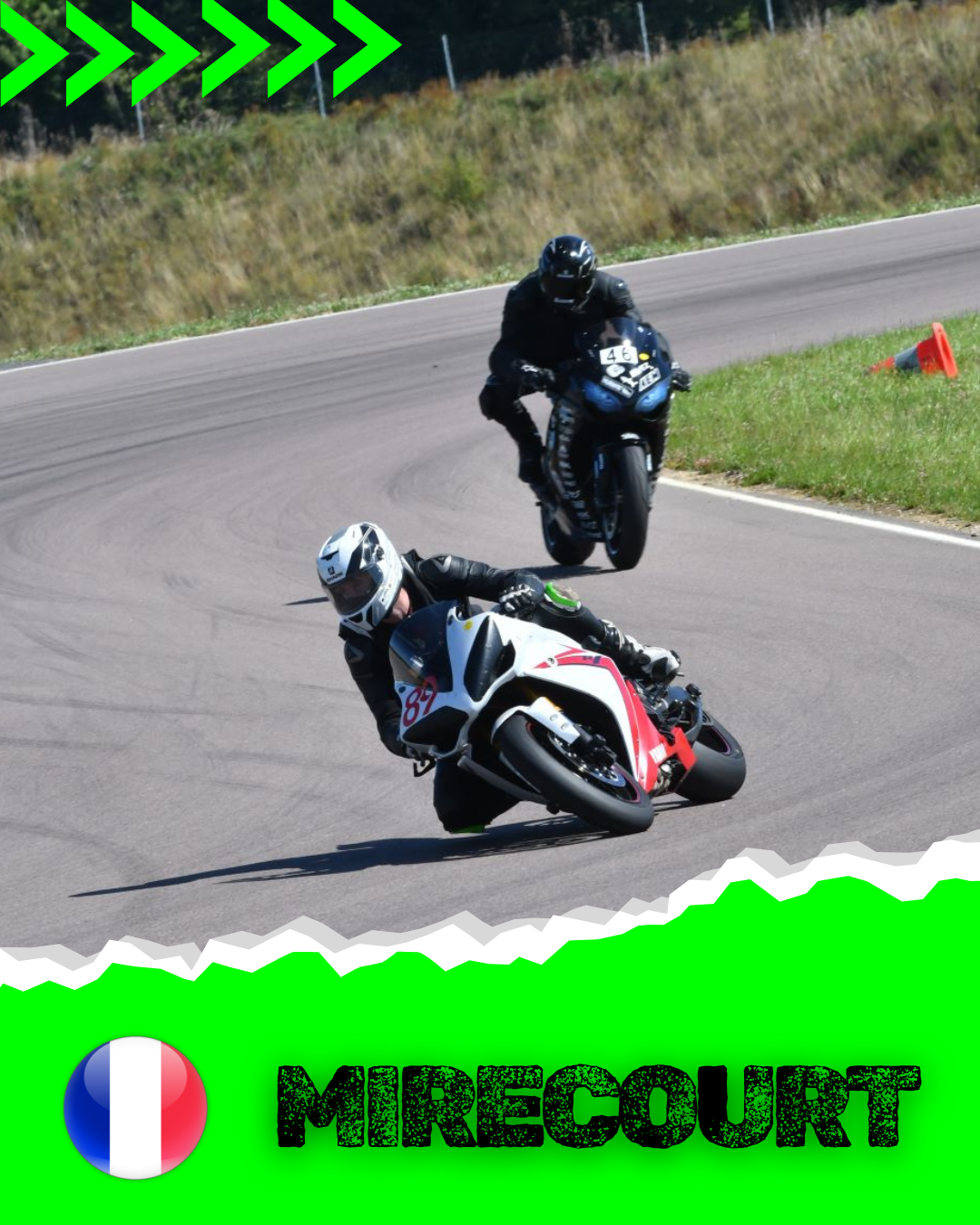 Motorrad Rennstrecken Training Circuit de Mirecourt